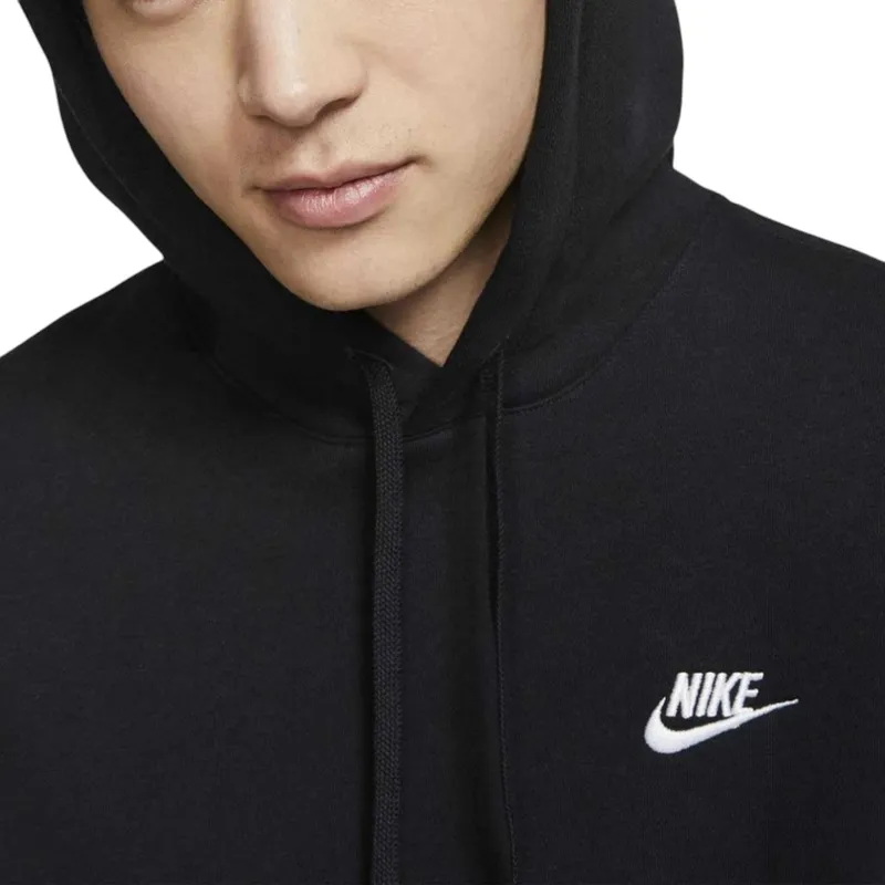 nike bv2654 mens tracksuits club fleece hoodie jogger loose fit sportswear black5