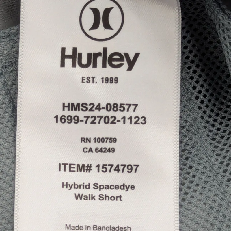 hurley mens shorts hybrid polyester stretch beach shorts pastel mint5