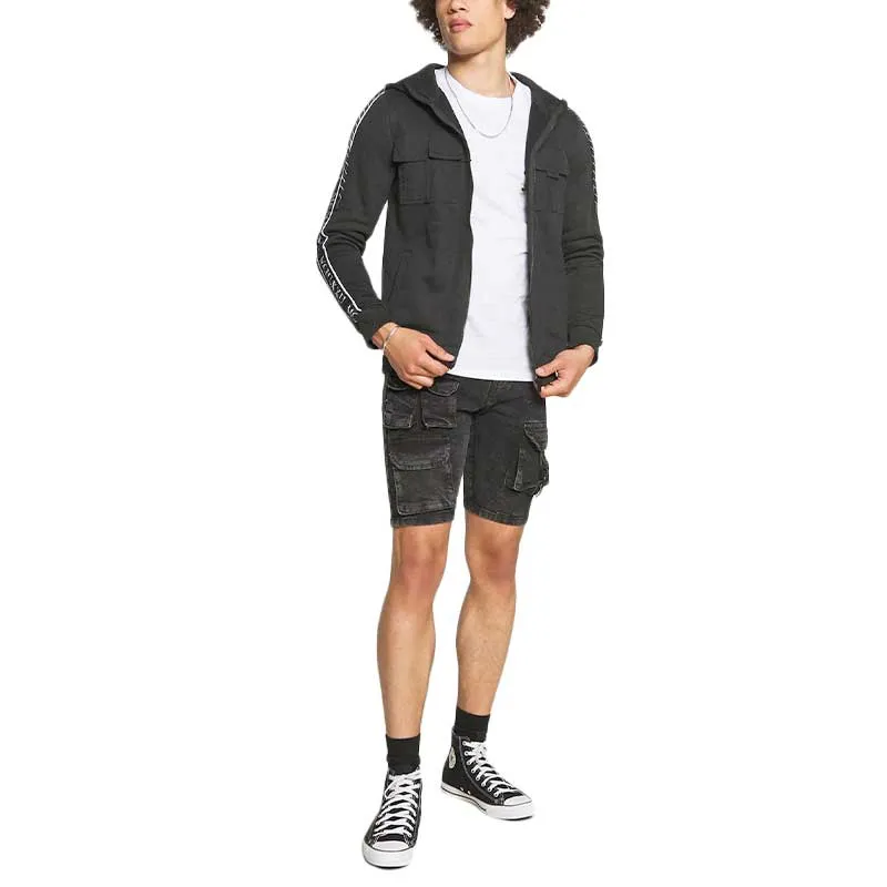 brave soul attu mens hoodie pullover fleece top jet black5