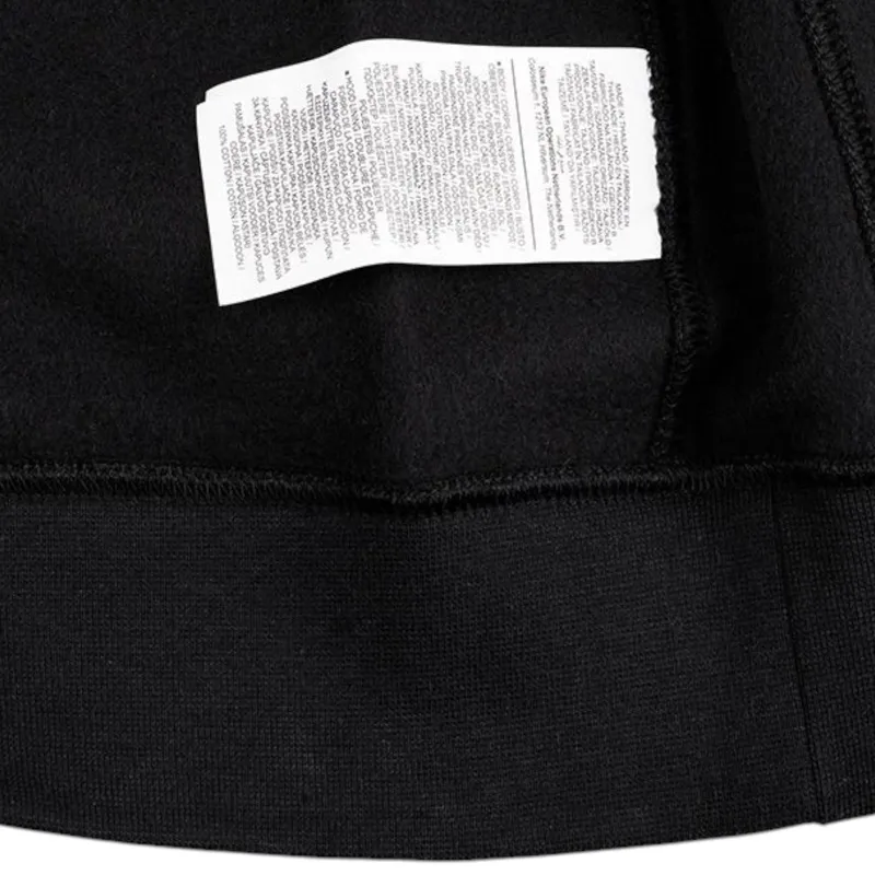 nike cw6887 mens fleece hoodie long sleeve black5