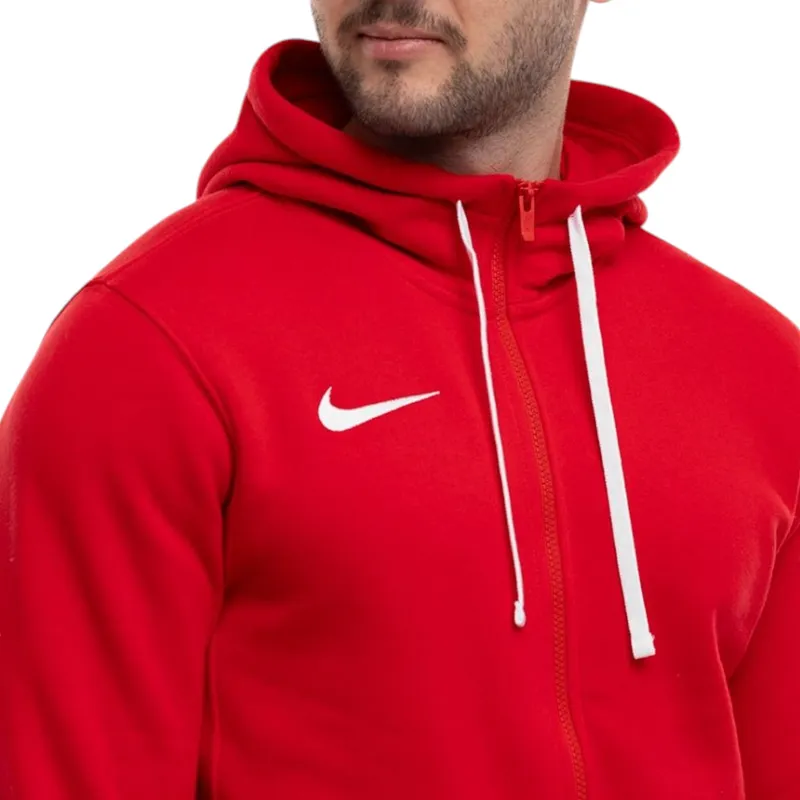 nike cw6887 mens fleece hoodie long sleeve red5