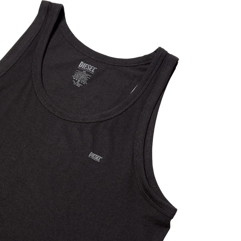 diesel umtk e4084 mens tank tops 2x pack black grey5