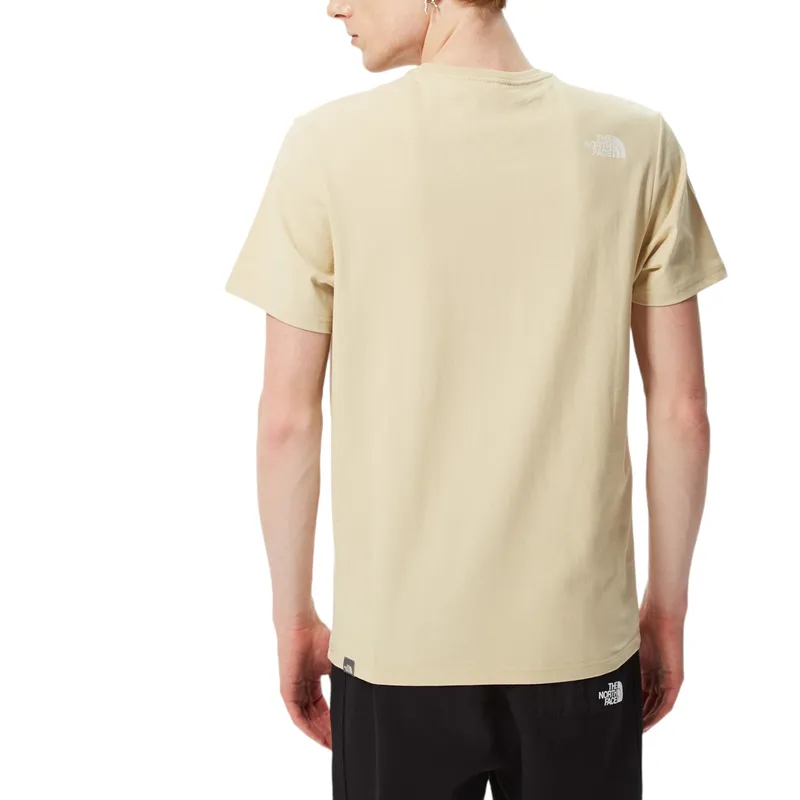 the north face mens t shirts woodcut dome soft cotton tee beige6