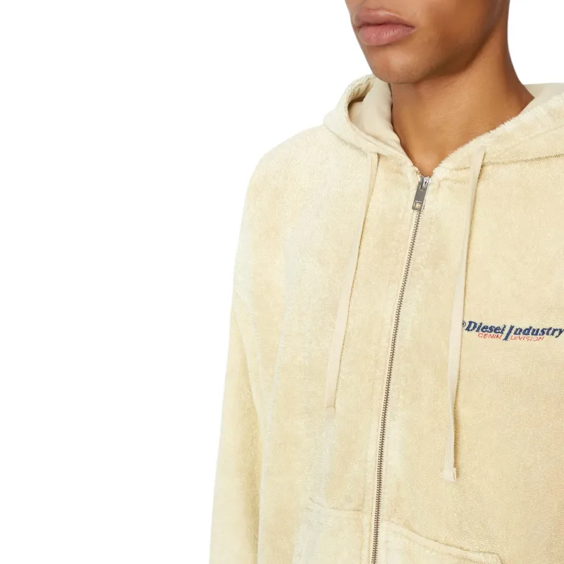 diesel s-ummerry-zip-e8 0teak mens hoodie zip up regular fit6