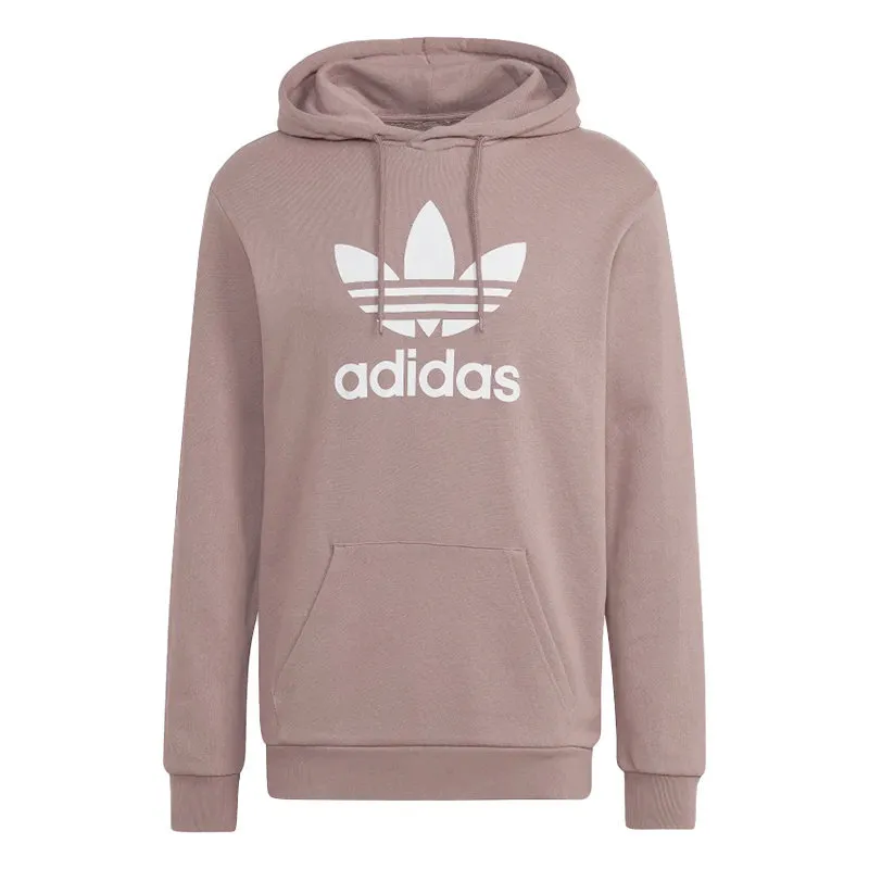 adidas mens hoodies trefoil fleece hoody sweatshirts sweats tops6