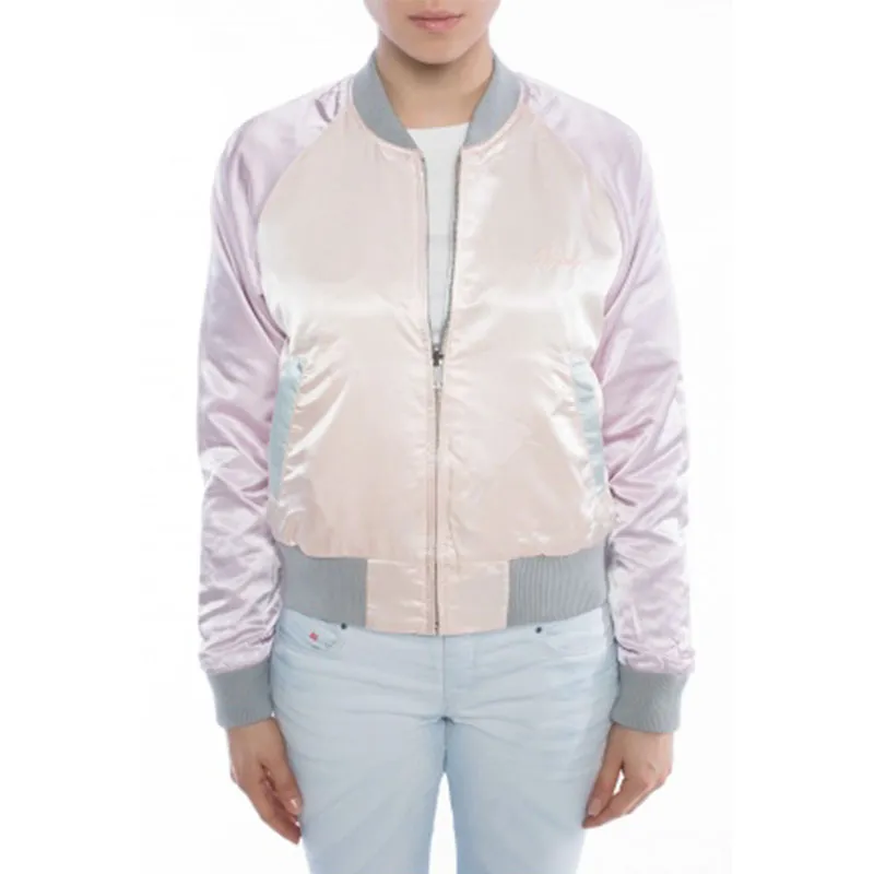 diesel g absol womens bomber jacket pink ladies reversible jacket6