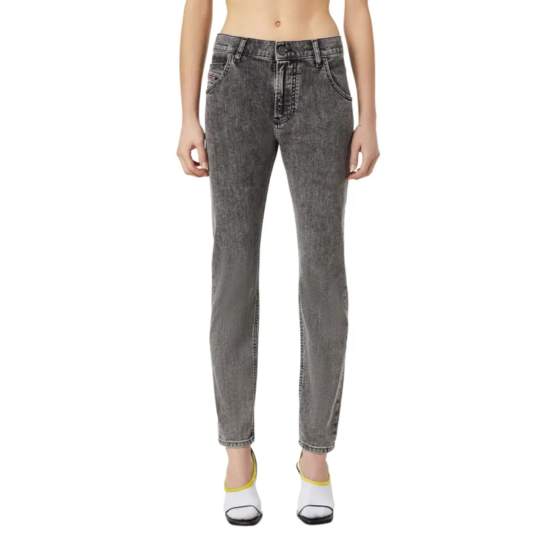 diesel d krailey womens denim jogg jeans sweat slim fit grey6