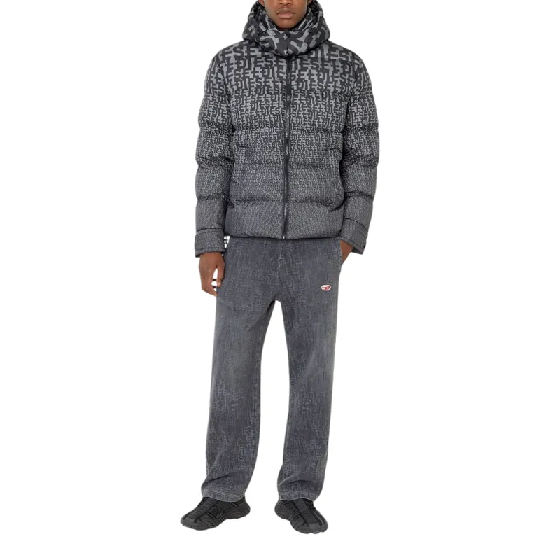 diesel w-step-mon 0weag mens puffer jacket shell down padded6