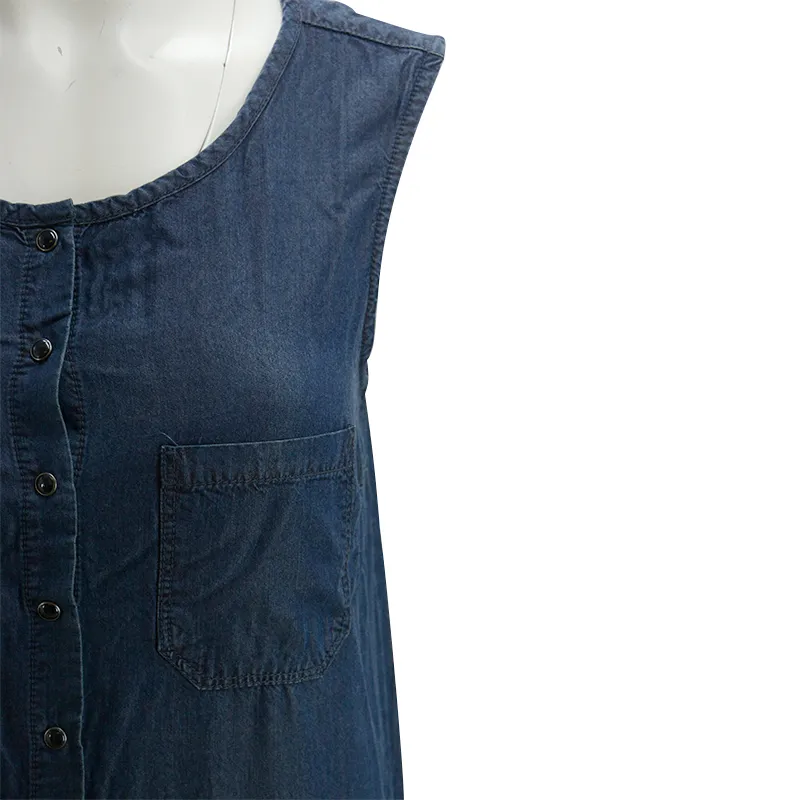ladies denim dungarees summer sleeveless womens jumpsuit6