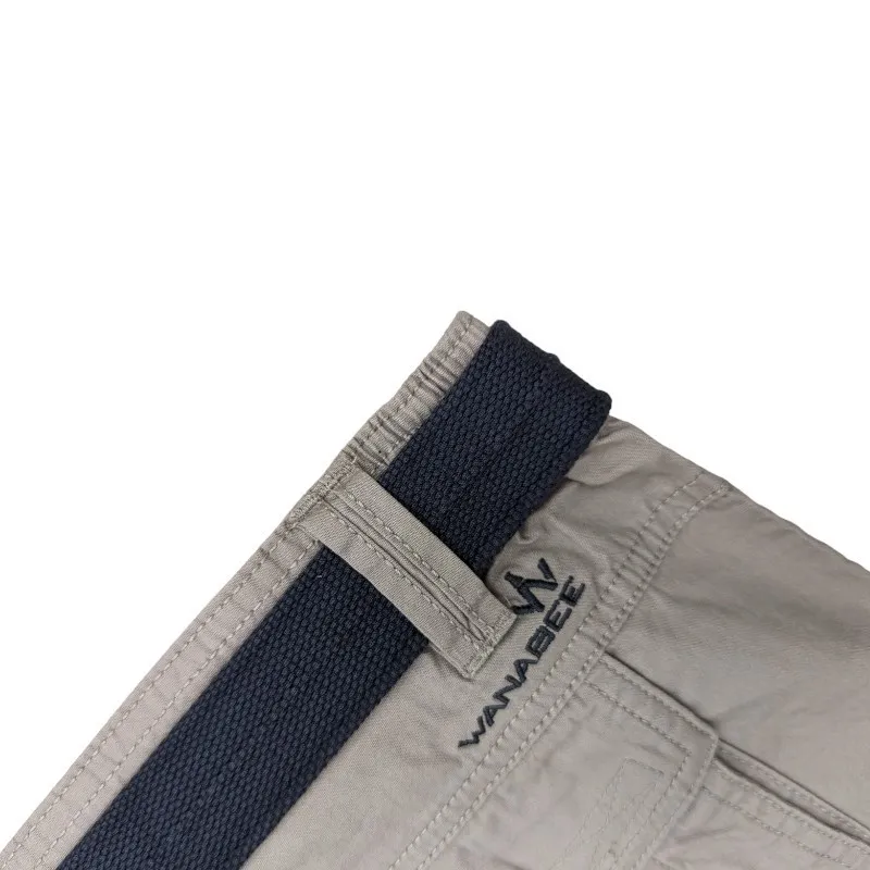 wanabee mens cargo shorts cotton beach casual half pants beige6