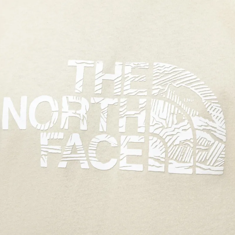 the north face mens t shirts woodcut dome soft cotton tee beige7