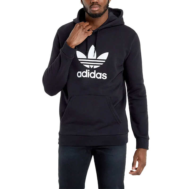 adidas trefoil mens hoodies jumpers casual logo top printed hooded7