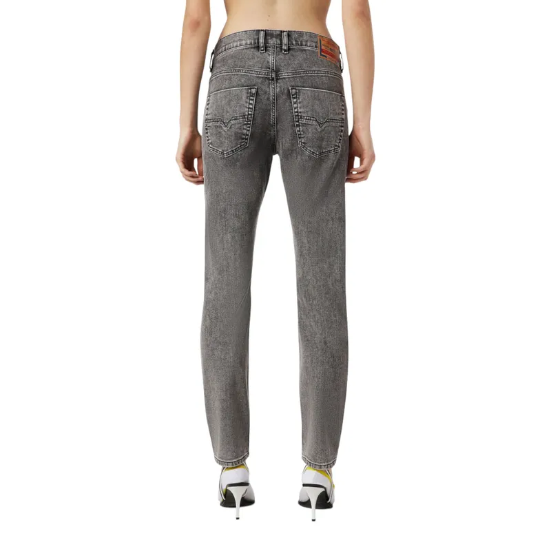 diesel d krailey womens denim jogg jeans sweat slim fit grey7