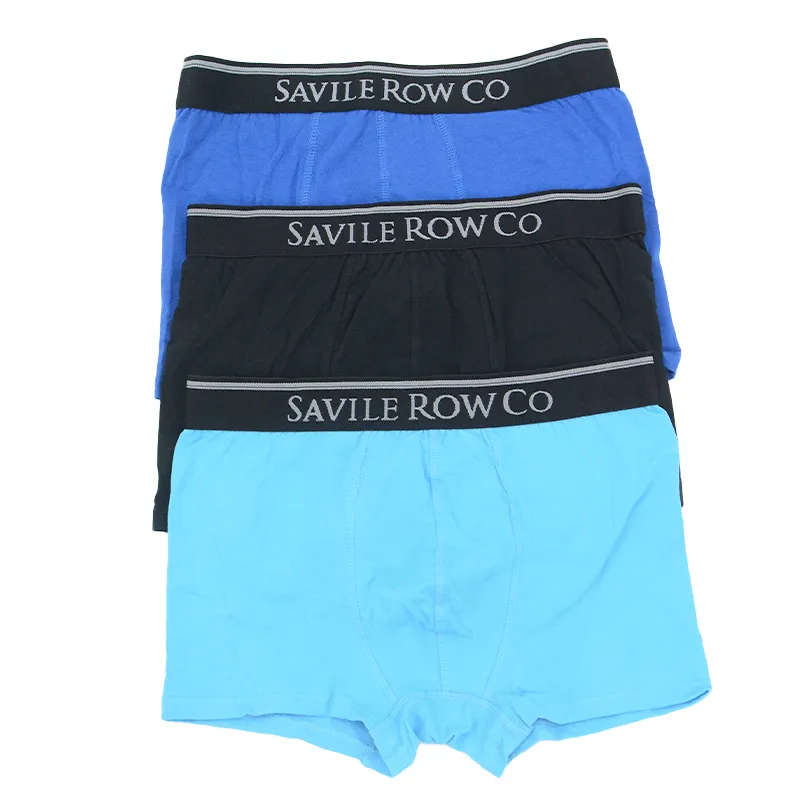 savile row u520053 mens trunk boxer 3 pack soft underwear7