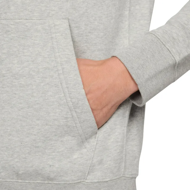 nike cw6887 mens fleece hoodie long sleeve grey7