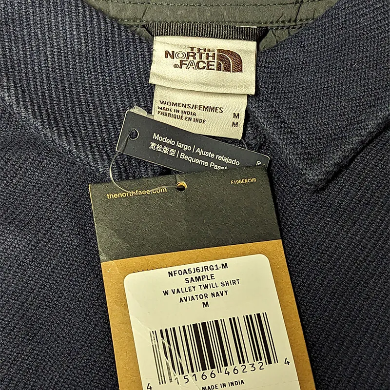 the north face womens long sleeve shirts cotton flannel navy m8