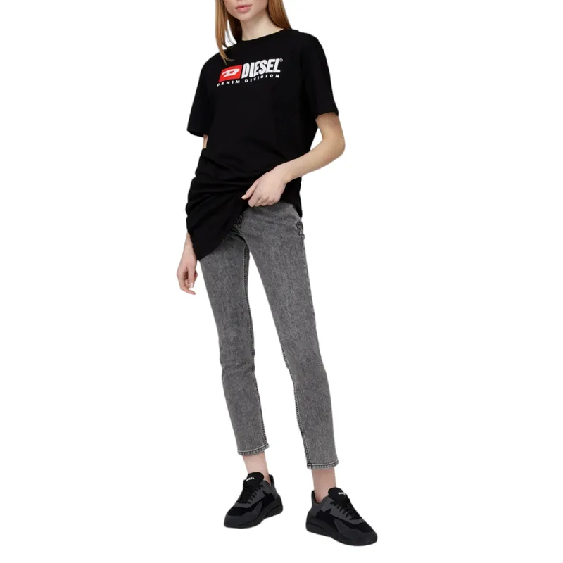 diesel d krailey womens denim jogg jeans sweat slim fit grey8