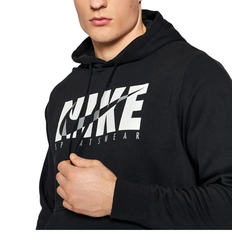 nike mens full tracksuits sweat black hoodie jogger8