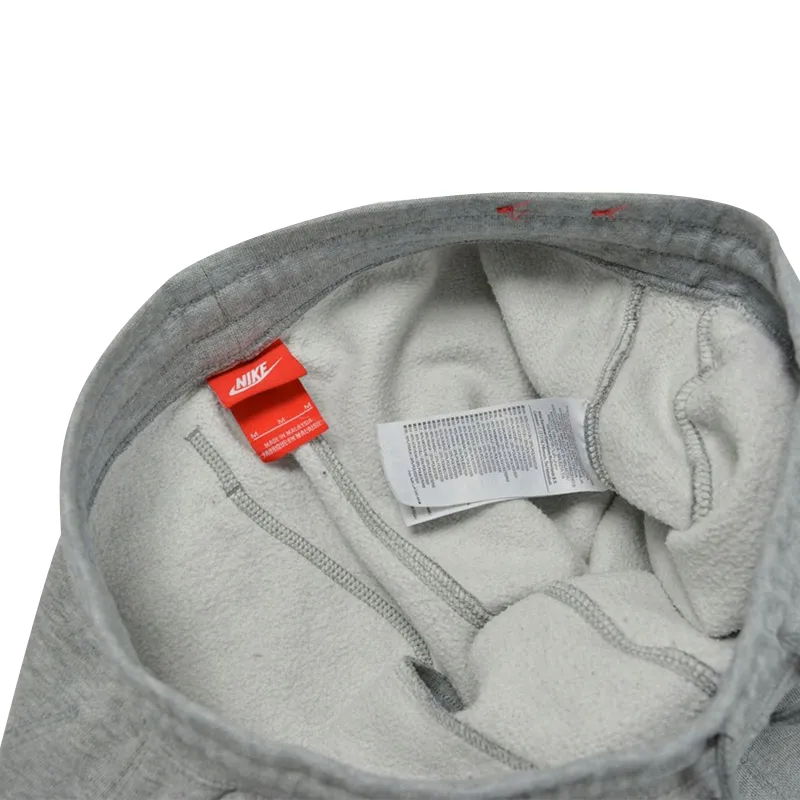 nike mens joggers cuffed fleece bottoms grey8