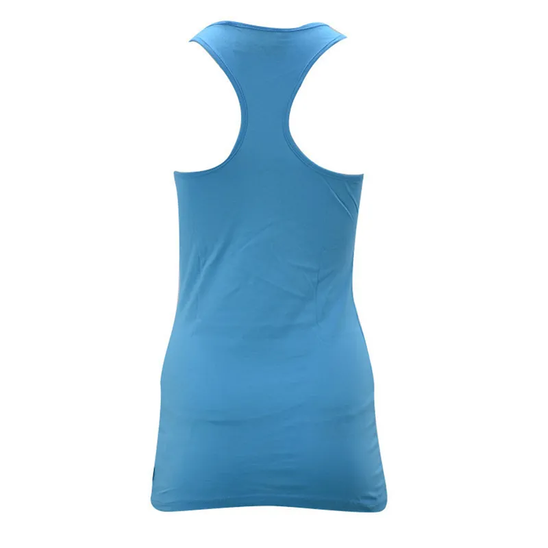 women's racer back soft stretch fitted tank top baby blue3